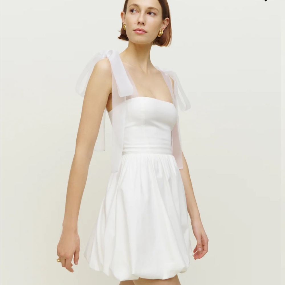 Reformation Enza Dress - White Size 2